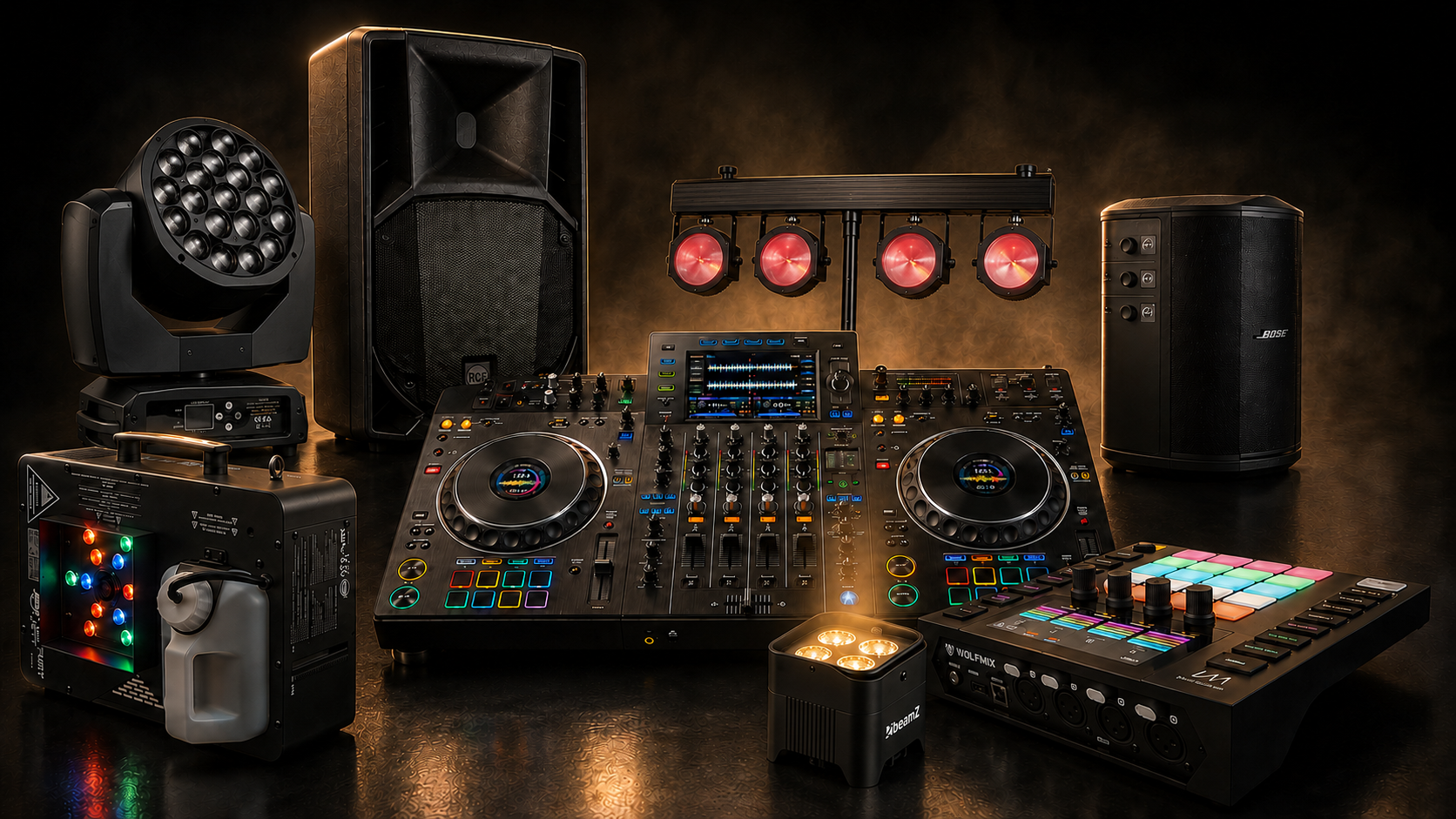 Ensemble du matériel professionnel utilisé par DJ FIX